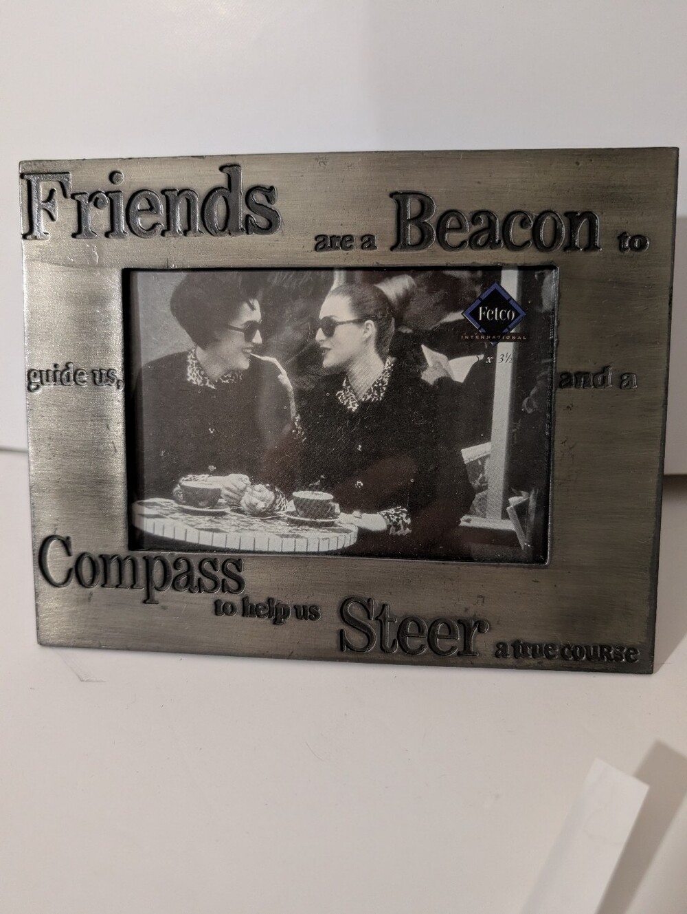 Pewter-Style 'Friends Are a Beacon' Picture Frame - Silver